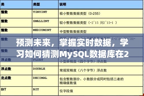 預(yù)測未來，掌握實時數(shù)據(jù)，預(yù)測MySQL數(shù)據(jù)庫未來數(shù)據(jù)動向。