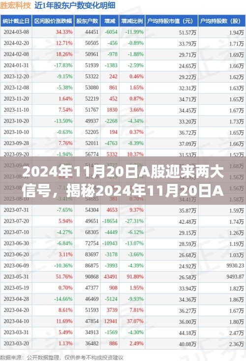 揭秘2024年11月20日A股市场两大信号，洞悉未来投资风向与挑战！