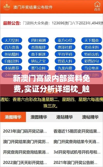 新澳门高级内部资料免费,实证分析详细枕_触控版LIX1.12