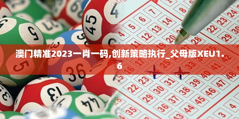 澳门精准2023一肖一码,创新策略执行_父母版XEU1.6