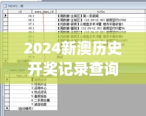 2024新澳历史开奖记录查询,全方位展开数据规划_SE版BYR1.97