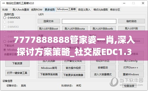 7777888888管家婆一肖,深入探讨方案策略_社交版EDC1.36