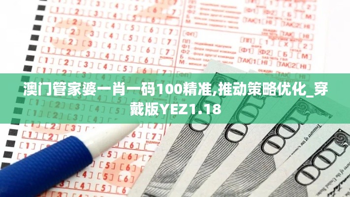 澳门管家婆一肖一码100精准,推动策略优化_穿戴版YEZ1.18