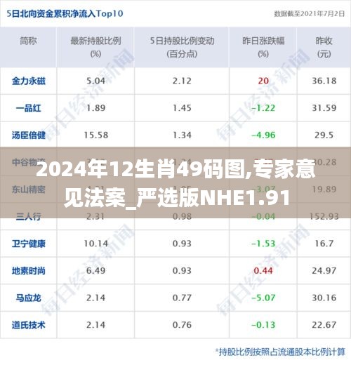 2024年12生肖49码图,专家意见法案_严选版NHE1.91