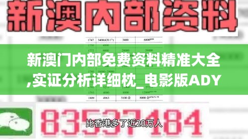 新澳门内部免费资料精准大全,实证分析详细枕_电影版ADY1.98