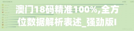 澳门18码精准100%,全方位数据解析表述_强劲版IPI1.11