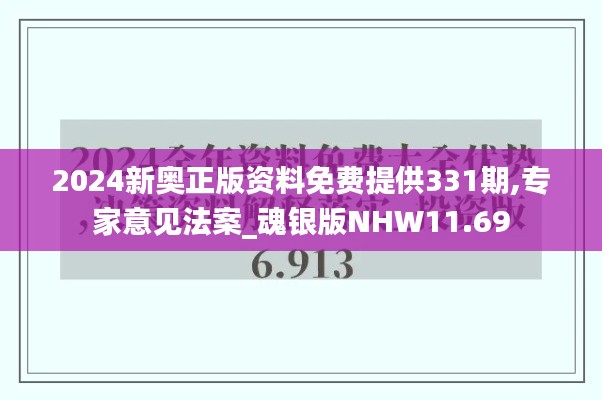 2024新奥正版资料免费提供331期,专家意见法案_魂银版NHW11.69