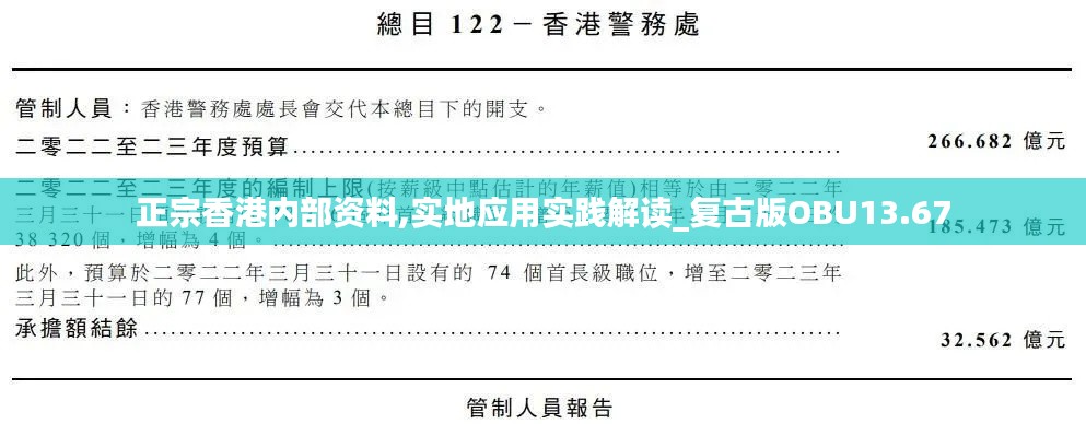 正宗香港内部资料,实地应用实践解读_复古版OBU13.67