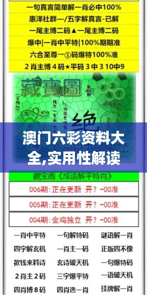 澳门六彩资料大全,实用性解读策略_旗舰设备版OKJ16.47