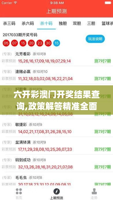 六开彩澳门开奖结果查询,政策解答精准全面_更换版ZNM13.95