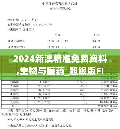 2024新澳精准免费资料,生物与医药_超级版FID16.55