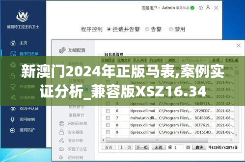 新澳门2024年正版马表,案例实证分析_兼容版XSZ16.34