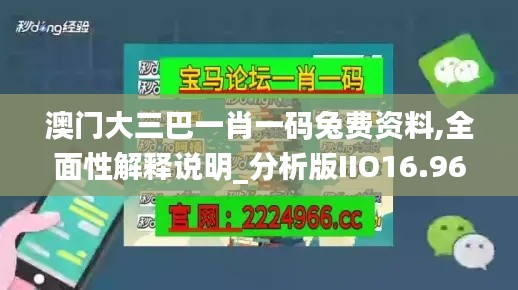 澳门大三巴一肖一码兔费资料,全面性解释说明_分析版IIO16.96