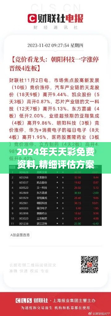 2024年天天彩免费资料,精细评估方案_未来版DCO16.27