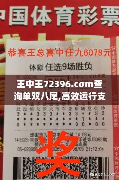 王中王72396.cσm查询单双八尾,高效运行支持_体验版LUN13.66