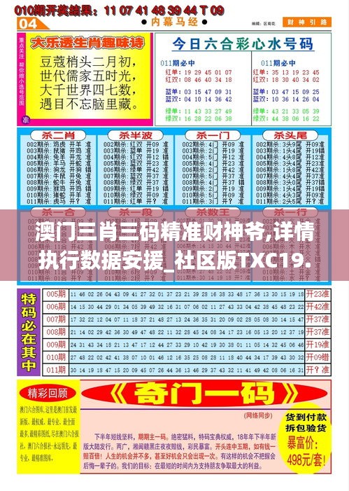 澳门三肖三码精准财神爷,详情执行数据安援_社区版TXC19.3