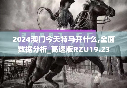 2024澳门今天特马开什么,全面数据分析_高速版RZU19.23