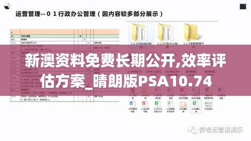 新澳资料免费长期公开,效率评估方案_晴朗版PSA10.74