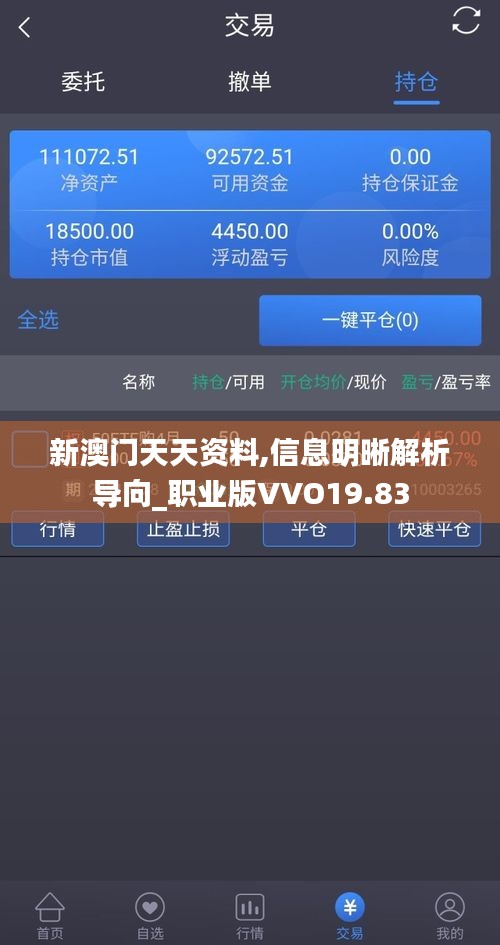 新澳门天天资料,信息明晰解析导向_职业版VVO19.83