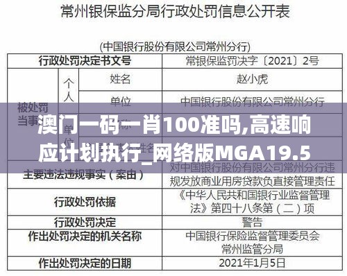 澳门一码一肖100准吗,高速响应计划执行_网络版MGA19.50