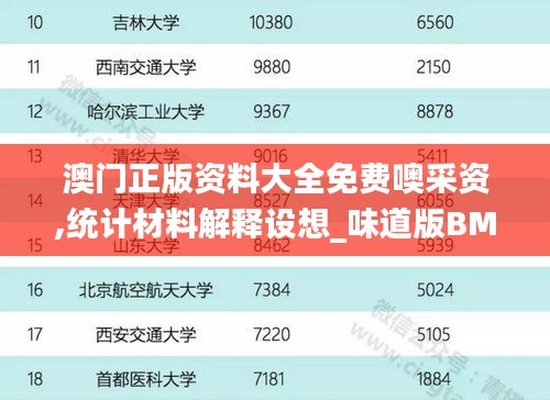 澳门正版资料大全免费噢采资,统计材料解释设想_味道版BMI19.31