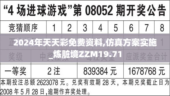 2024年天天彩免费资料,仿真方案实施_炼脏境ZZM19.71