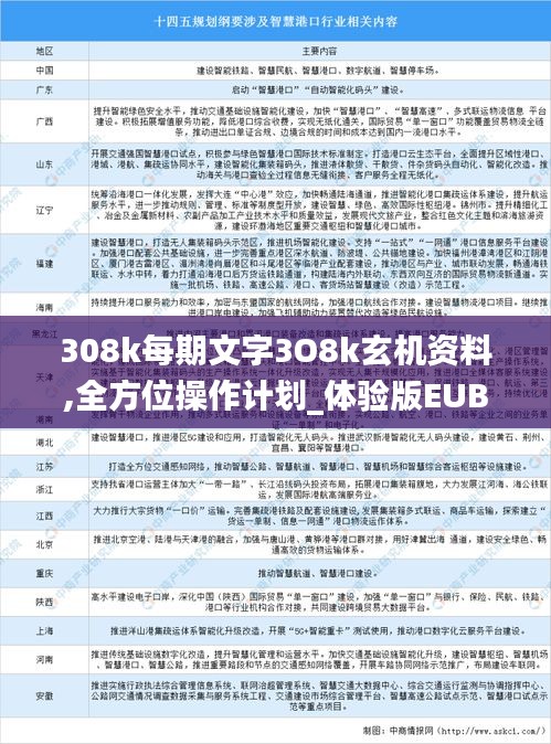 308k每期文字3O8k玄机资料,全方位操作计划_体验版EUB5.52