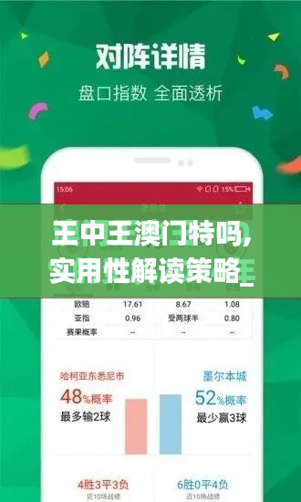 王中王澳门特吗,实用性解读策略_移动版BTU14.66