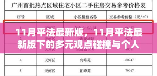 11月平法最新版下的多元观点碰撞与个人立场探讨