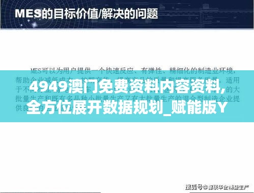 4949澳门免费资料内容资料,全方位展开数据规划_赋能版YST5.92