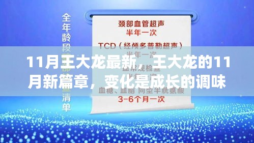 王大龙11月新篇章，变化中成长，学习与自信并行不悖