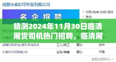 临清厢货司机热门招聘趋势展望，行业洞察至2024年11月30日