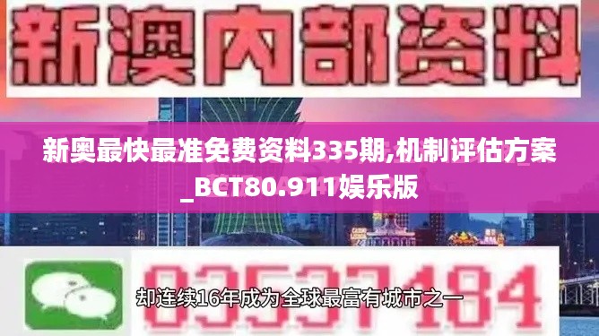 新奥最快最准免费资料335期,机制评估方案_BCT80.911娱乐版