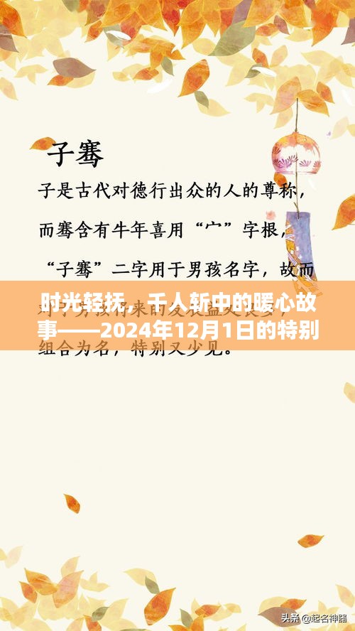 时光轻抚下的暖心故事，千人斩中的特别回忆——2024年12月1日