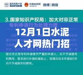 12月1日水泥人才网求职招聘全攻略，步步为营，助力轻松求职