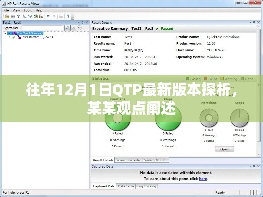 关于往年12月1日QTP最新版本的深度探析及某某观点阐述