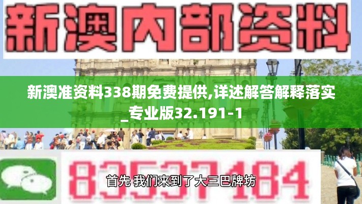 新澳准资料338期免费提供,详述解答解释落实_专业版32.191-1