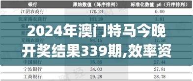 2024年澳门特马今晚开奖结果339期,效率资料解释定义_复刻款69.739-6