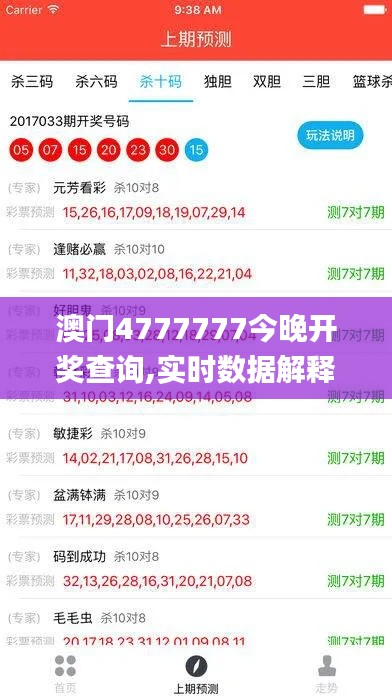 澳门4777777今晚开奖查询,实时数据解释定义_苹果52.235-1