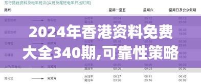 2024年香港资料免费大全340期,可靠性策略解析_XR18.513-4