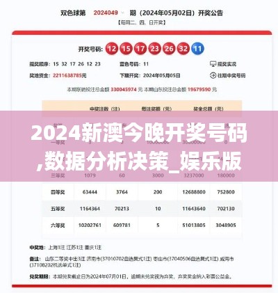 2024新澳今晚开奖号码,数据分析决策_娱乐版22.583