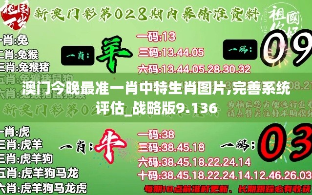 澳门今晚最准一肖中特生肖图片,完善系统评估_战略版9.136