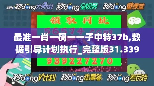 最准一肖一码一一子中特37b,数据引导计划执行_完整版31.339