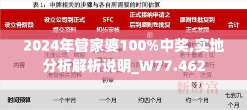 2024年管家婆100%中奖,实地分析解析说明_W77.462