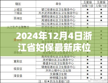 浙江省妇保最新床位费详解，2024年12月4日的更新与解读