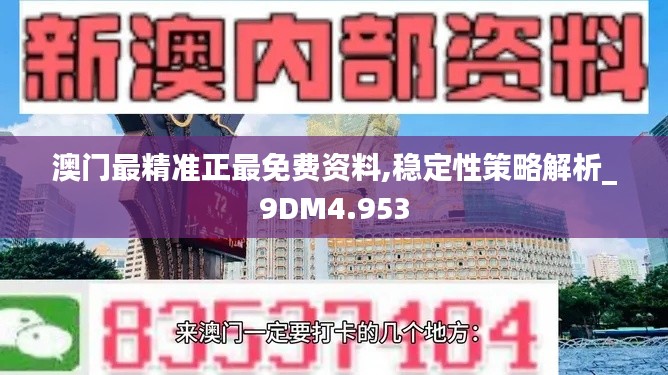 澳门最精准正最免费资料,稳定性策略解析_9DM4.953