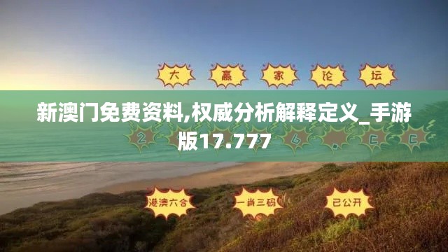 新澳门免费资料,权威分析解释定义_手游版17.777