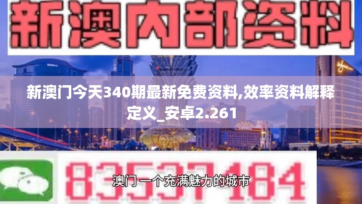 新澳门今天340期最新免费资料,效率资料解释定义_安卓2.261