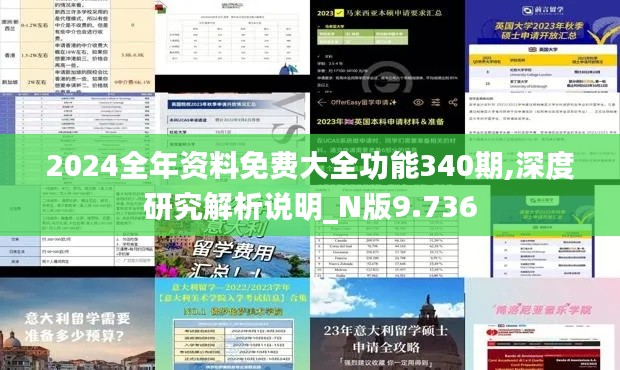 2024全年资料免费大全功能340期,深度研究解析说明_N版9.736