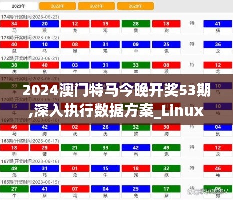 2024澳门特马今晚开奖53期,深入执行数据方案_Linux2.259